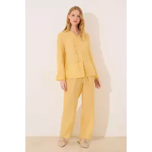 women'secret pijama culoarea galben, 2549786 imagine