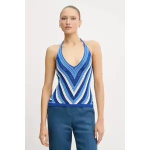 United Colors of Benetton top culoarea violet, 1194EH01E imagine