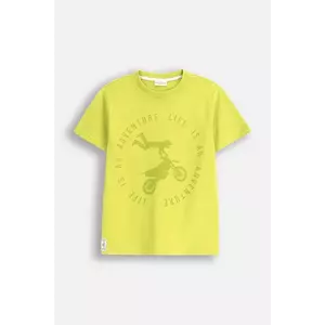 Coccodrillo tricou de bumbac pentru copii culoarea verde, cu imprimeu, EVERYDAY BOY imagine