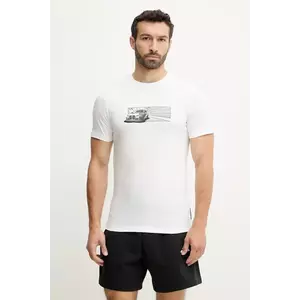 Puma tricou din bumbac BMW MMS CAR culoarea alb, cu imprimeu, 630624 imagine