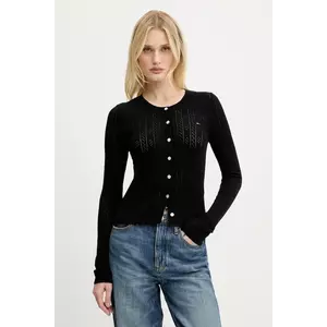 Tommy Jeans cardigan culoarea negru, light, DW0DW20966 imagine