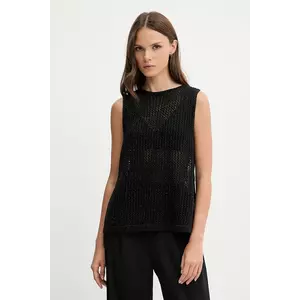 United Colors of Benetton top culoarea negru, 11365H007 imagine