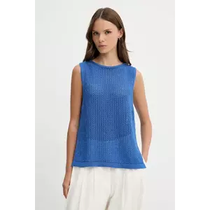 United Colors of Benetton top culoarea violet, 11365H007 imagine