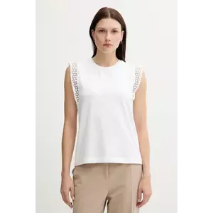 United Colors of Benetton top culoarea alb, 3IFVD10AC imagine