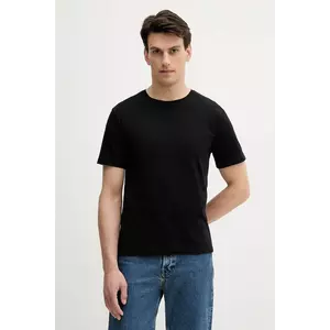 United Colors of Benetton tricou din bumbac culoarea bej, uni, 3P7XU1058 imagine