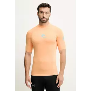 Rip Curl tricou de înot WAVES UPF culoarea galben, 142MRV imagine