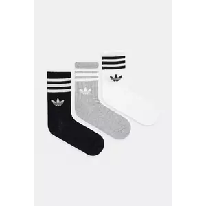 adidas Originals șosete 3-Stripes 3-pack culoarea alb, JV7403 imagine