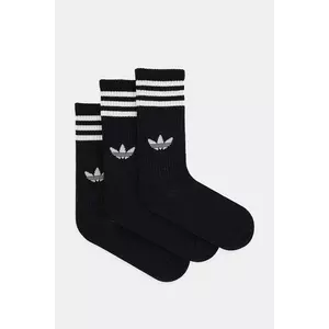 adidas Originals șosete 3-Stripes 3-pack culoarea negru, JV7402 imagine