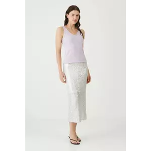 Medicine top din bumbac culoarea violet imagine