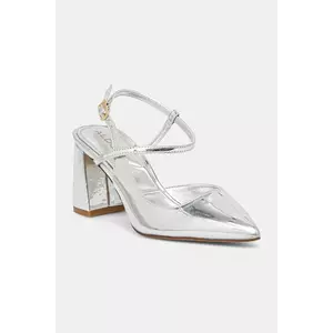 Aldo pumps LAURA culoarea argintiu, cu toc drept, cu toc deschis, 13984699 imagine