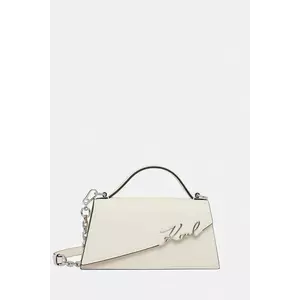 Karl Lagerfeld poșetă de piele K/SIGNATURE culoarea roșu, A1W30458 imagine