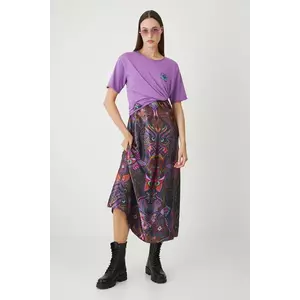 Medicine tricou din bumbac culoarea violet imagine