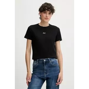 BOSS Orange tricou din bumbac culoarea negru, 50547547 imagine