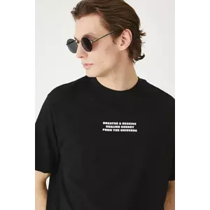 Medicine tricou din bumbac culoarea negru, cu imprimeu imagine