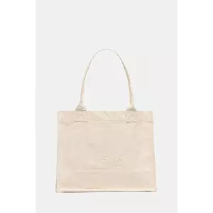 IRO geantă de bumbac culoarea bej, WM46JANE imagine