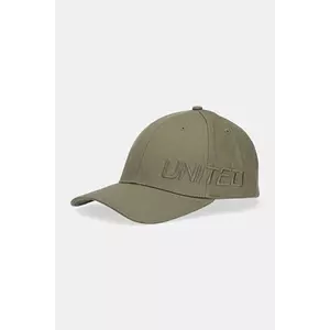 United Colors of Benetton șapcă de baseball din bumbac culoarea verde, uni, 6NFPUA01C imagine