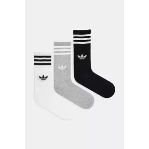 adidas Originals șosete 3-Stripes 3-pack culoarea negru, JV7418 imagine