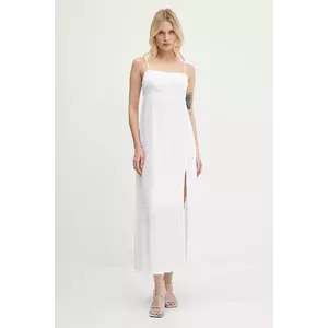 Hollister Co. rochie culoarea alb, maxi, evazați, KI359-1309 imagine