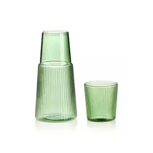 IVV carafă cu sticlă Narciso 0, 6 + 0, 23 L culoarea verde imagine