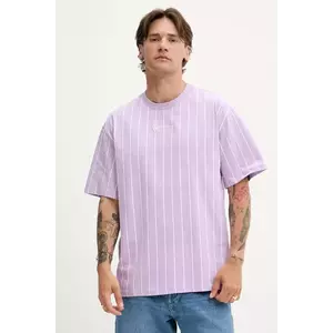 Karl Kani tricou din bumbac culoarea violet, cu imprimeu, PD00005364 imagine