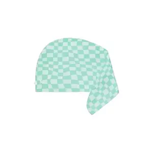 Dock & Bay turban de păr Check Mate culoarea turcoaz imagine