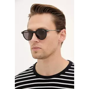 Montblanc ochelari de soare culoarea negru, MB0407S imagine