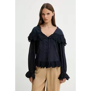 Hoss Intropia cămașă culoarea bleumarin, regular, 6289145 imagine