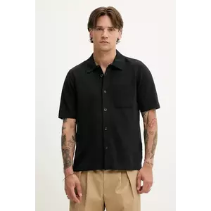 Rag & Bone cămașă culoarea negru, regular, MBS25P038LN38 imagine