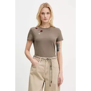 Miss Sixty tricou culoarea maro, 6S2SJ06900 imagine