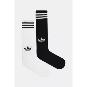 adidas Originals șosete 3-Stripes 2-pack culoarea alb, JV7413 imagine