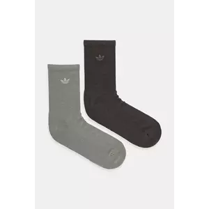 adidas Originals șosete 2-Toned 2-pack culoarea verde, JV6045 imagine