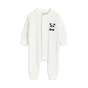 Mini Rodini salopete bebeluși din bumbac Panda 2564011011 imagine