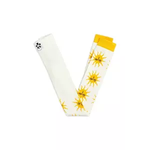 Mini Rodini leggins copii Sun culoarea alb, cu imprimeu, 2566010711 imagine