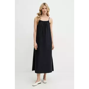 Marc O'Polo rochie culoarea bleumarin, midi, drept, 5000006348 imagine