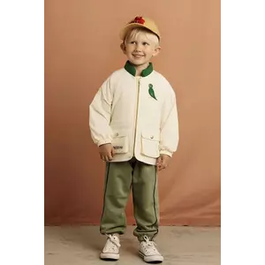 Mini Rodini geacă copii Birds culoarea bej, 2561010611 imagine