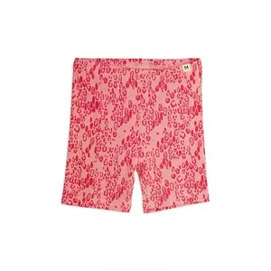 Mini Rodini pantaloni scurți copii Mini leopard culoarea roz, cu imprimeu, 1100028928 imagine