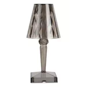 Leitmotiv lampă de masă cu led Gem culoarea gri imagine