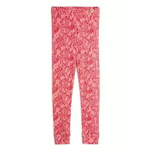 Mini Rodini leggins copii Mini leopard culoarea roz, cu imprimeu, 1100029528 imagine