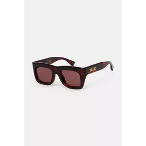 Gucci ochelari de soare culoarea bordo, GG1811S imagine