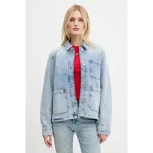 Tommy Jeans geacă jeans de tranzitie, DW0DW21411 imagine