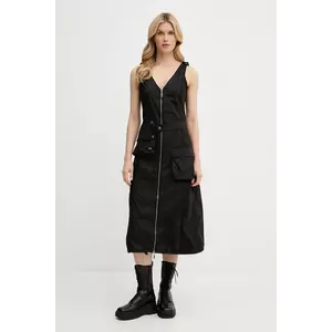 G-Star rochie culoarea negru, midi, drept, D26288-D308 imagine