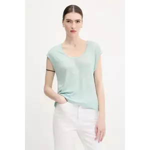 United Colors of Benetton tricou de in culoarea turcoaz, 37UJE16B1 imagine