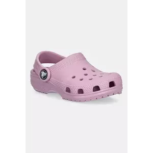 Crocs șlapi copii culoarea turcoaz, 206990 imagine