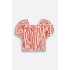 Coccodrillo bluză din bumbac culoarea rosu, cu imprimeu, HOLIDAY SPLASH GIRL JUNIOR imagine