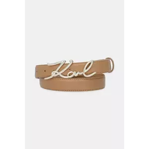Karl Lagerfeld curea K/SIGNATURE femei, culoarea maro, A1W33205 imagine