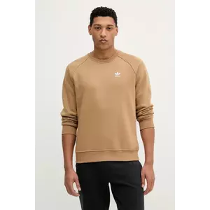 adidas Originals bluză Essentials culoarea verde, uni, JX2723 imagine