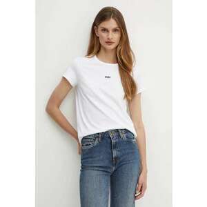 BOSS tricou din bumbac culoarea alb imagine