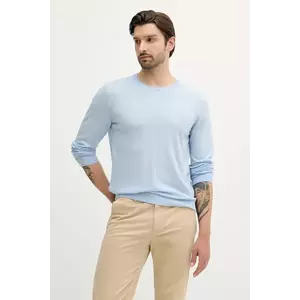 BOSS pulover de lână culoarea negru, light, 50468239 imagine