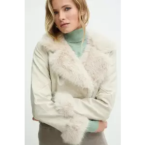 Answear Lab geaca femei, culoarea bej, de tranzitie imagine