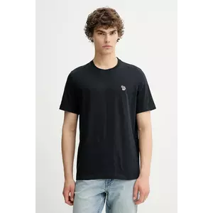 PS Paul Smith tricou din bumbac culoarea bleumarin, uni, M2R.011R.KZEBRA imagine